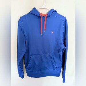 Fila Blue and Orange Active Hoodie
